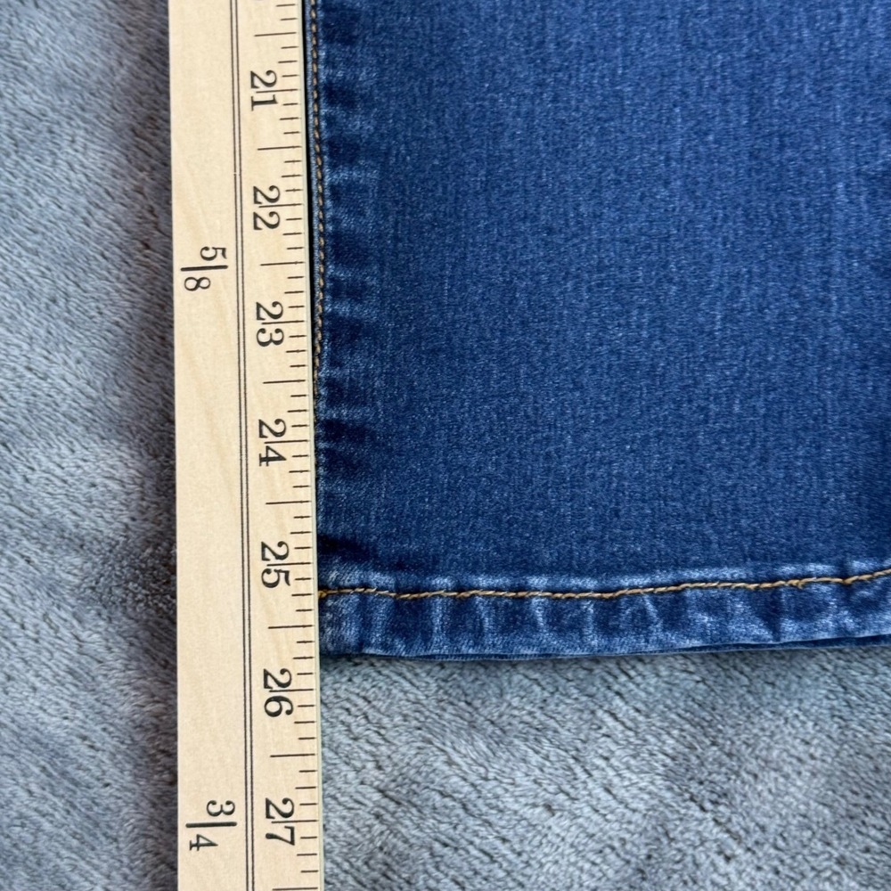 Free People Women Blue Skinny Jeans Size 29 Medium Wash Stretch Mid Rise - Picture 7 of 9